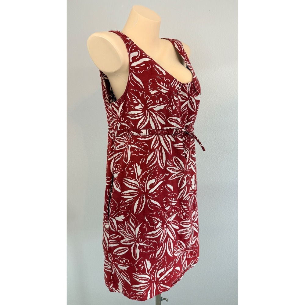 Patagonia Pataloha Dress 14 Floral Organic Cotton Tropical Coastal Pockets - Picture 8 of 11